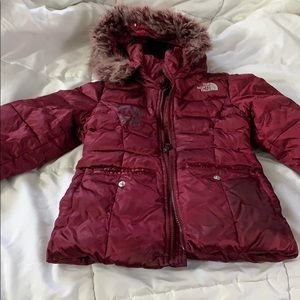 Kids Girls North Face Winter Coat